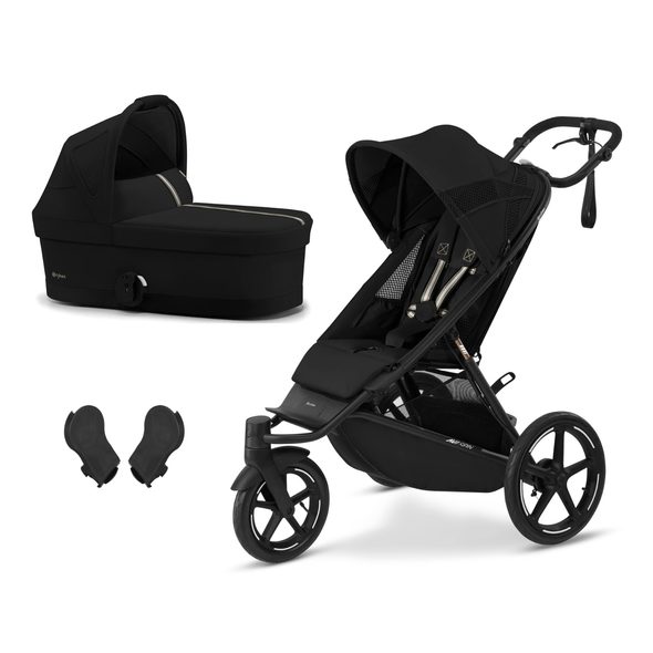 CYBEX SET 3V1 AVI SPIN + COT S 2025 + ADAPTÉRY - DVOJKOMBINACE - KOČÁRKY A PŘÍSLUŠENSTVÍ