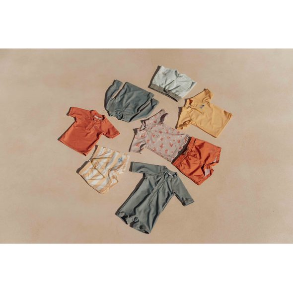 LITTLE DUTCH PLAVKY KRAŤASY HONEY STRIPES VEL. 98/104 - KOJENECKÉ PLAVKY - KOUPÁNÍ A ZDRAVÍ