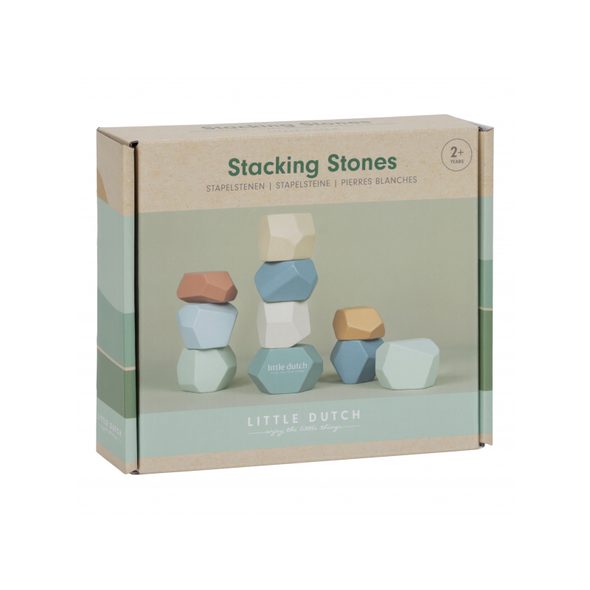 LITTLE DUTCH STOHOVACÍ KAMENY DŘEVĚNÉ FOREST FRIENDS - MOTORICKÉ A HRY - PRO DĚTI