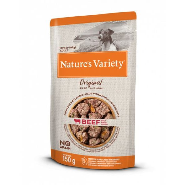 NATURES VARIETY KAPSIČKA ORIGINAL PRO MALÉ PSY S HOVĚZÍM 150G - KAPSIČKY PRO PSY - CHOVATELSKÉ POTŘEBY MALVÍKZOO