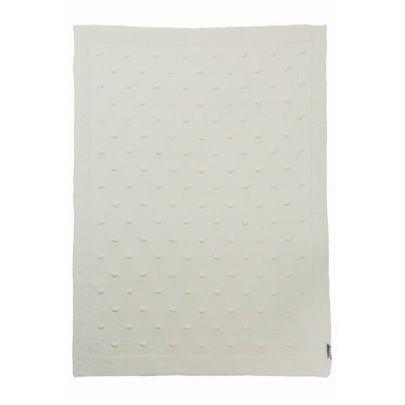 MEYCO DEKA KNOTS - OFF WHITE - DĚTSKÉ DEKY PRO MIMINKA - SPINKÁNÍ