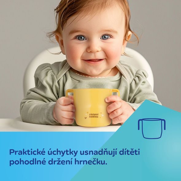 CANPOL BABIES HRNEČEK TRÉNINKOVÝ SMART 180 ML 12M+ TYRKYSOVÝ - DĚTSKÉ HRNEČKY - KRMENÍ