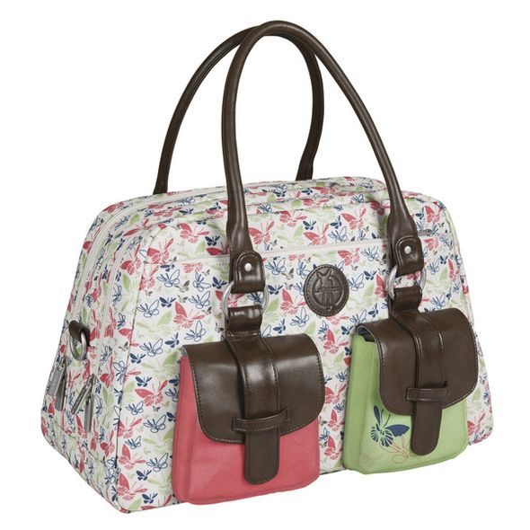 LÄSSIG VINTAGE METRO BAG BUTTERFLY SPRING - PŘEBALOVACÍ TAŠKY - KOČÁRKY A PŘÍSLUŠENSTVÍ