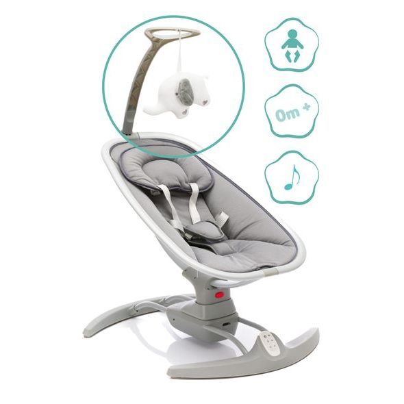 FILLIKID ELEKTRICKÁ HOUPAČKA MIMI GREY - LEHÁTKA A HOUPADLA - SPINKÁNÍ