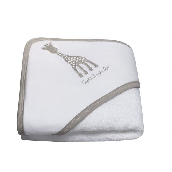 VULLI OSUŠKA S KAPUCÍ ŽIRAFA SOPHIE, 75 X 75 CM - OSUŠKY A DĚTSKÉ ŽUPANY - KOUPÁNÍ A ZDRAVÍ