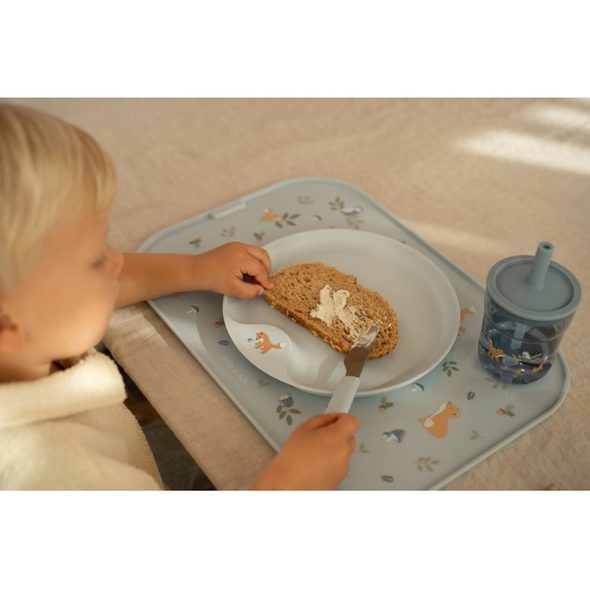 LITTLE DUTCH DĚTSKÝ TALÍŘ FOREST FRIENDS - MISKY, TALÍŘKY A PODLOŽKY - KRMENÍ