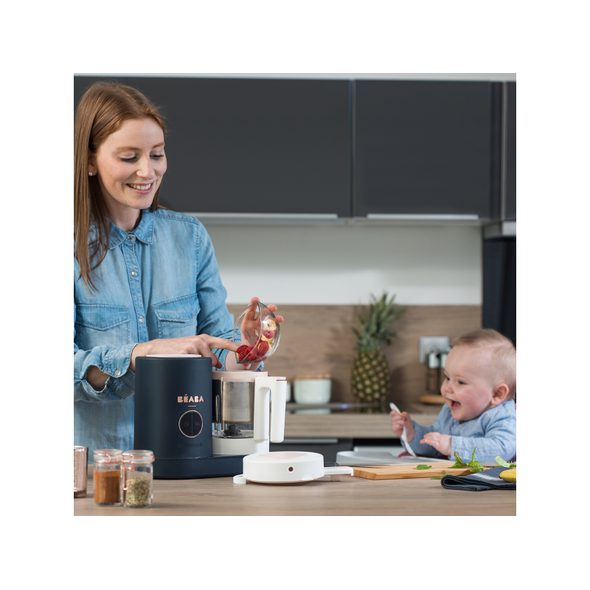 BEABA PARNÍ VAŘIČ + MIXÉR BABYCOOK NEO NIGHT BLUE - KUCHYŇSKÉ PŘÍSTROJE - KRMENÍ