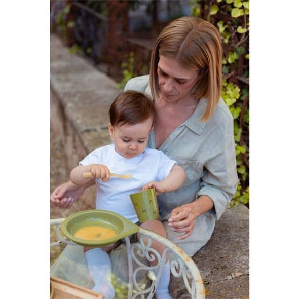 SUAVINEX JÍDELNÍ SET BEAR +6 M - MISKY, TALÍŘKY A PODLOŽKY - KRMENÍ