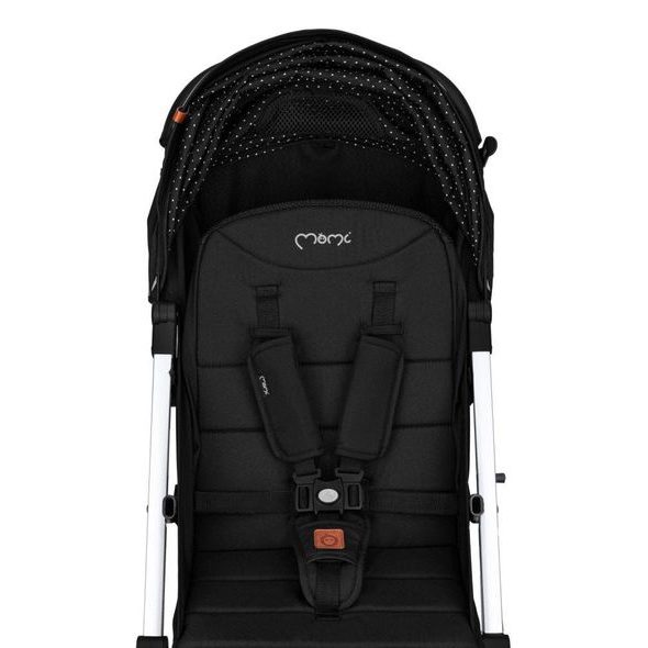 MOMI SPORTOVNÍ KOČÁREK MOMI ESTELLE LIGHT ČERNÝ SE STŘÍBRNÝM RÁMEM - SPORTOVNÍ KOČÁRKY - KOČÁRKY A PŘÍSLUŠENSTVÍ