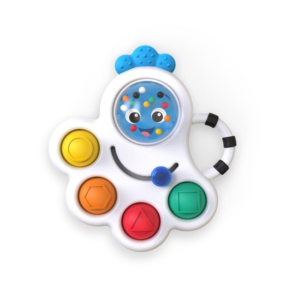 BABY EINSTEIN HRAČKA SENOZORICKÁ CHRASTÍTKO A KOUSÁTKO OPUS 'S SHAPE POPS ™ 3M + - SENZORICKÉ HRAČKY - PRO DĚTI