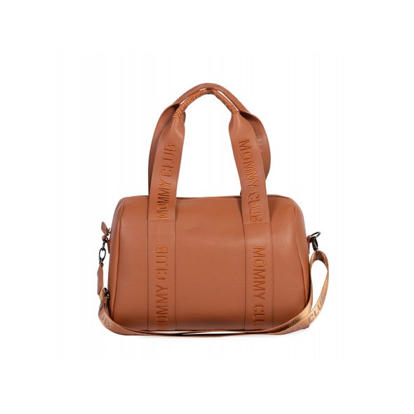 CHILDHOME PŘEBALOVACÍ TAŠKA MOMMY CLUB SIGNATURE VEGAN LEATHER BROWN - PŘEBALOVACÍ TAŠKY - KOČÁRKY A PŘÍSLUŠENSTVÍ