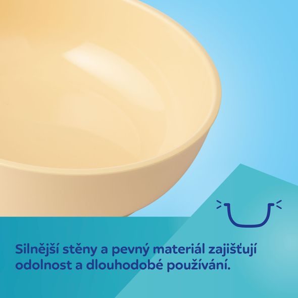 CANPOL BABIES MISKA S UŠIMA 400ML 2KS - MISKY, TALÍŘKY A PODLOŽKY - KRMENÍ
