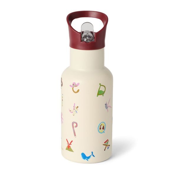STUDIO NOOS NEREZOVÁ LÁHEV NA NÁPOJ SMALL 350ML L ABECEDA - TERMOOBALY A TERMOSKY - KRMENÍ