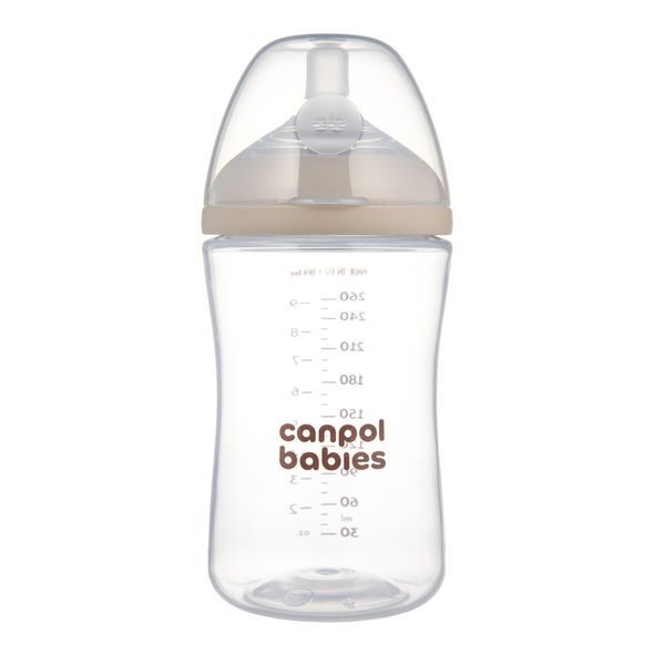 CANPOL BABIES SET LAHVÍ NATURAL SHAPE 260ML 2KS - KOJENECKÉ LAHVE - KRMENÍ
