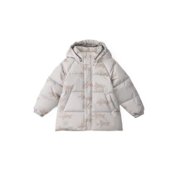 LEOKID ZIMNÍ PROŠÍVANÁ BUNDA LENI SILVER CLOUD FLUFFY VEL. 98 - BUNDY - PRO DĚTI