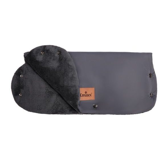 EMITEX RUKÁVNÍK BUNDLE GREY - RUKÁVNÍKY NA KOČÁREK - KOČÁRKY A PŘÍSLUŠENSTVÍ