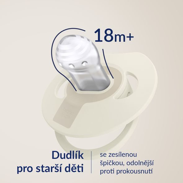 LOVI DUDLÍK SILIKONOVÝ DYNAMICKÝ PRIME 18M+ 2KS BABY BLUE/BLUE - ŠIDÍTKA A DOPLŇKY - KRMENÍ