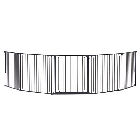 BABY DAN UNIVERZÁLNÍ PROSTOROVÁ ZÁBRANA BABYDAN CARL XXX WIDE, ČERNÁ - OHRÁDKY - KOUPÁNÍ A ZDRAVÍ