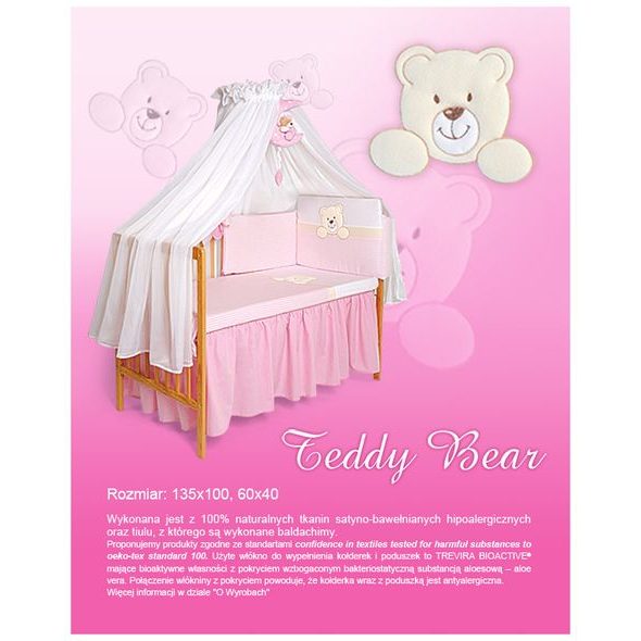 TUTTOLINA POVLEČENÍ DO POSTÝLKY TEDDY BEAR - POVLEČENÍ DO POSTÝLKY - SPINKÁNÍ