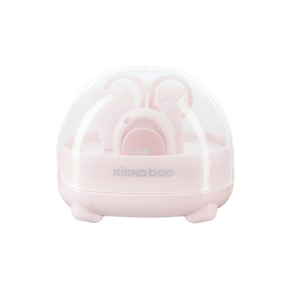 KIKKABOO DĚTSKÁ MANIKÚRNÍ SADA BEAR PINK - DOPLŇKY KOUPÁNÍ - KOUPÁNÍ A ZDRAVÍ