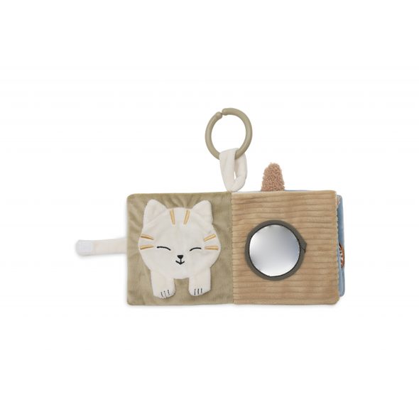 JOLLEIN TEXTILNÍ KNÍŽKA S AKTIVITAMI TINY PARK - KNÍŽKY PRO NEJMENŠÍ - PRO DĚTI