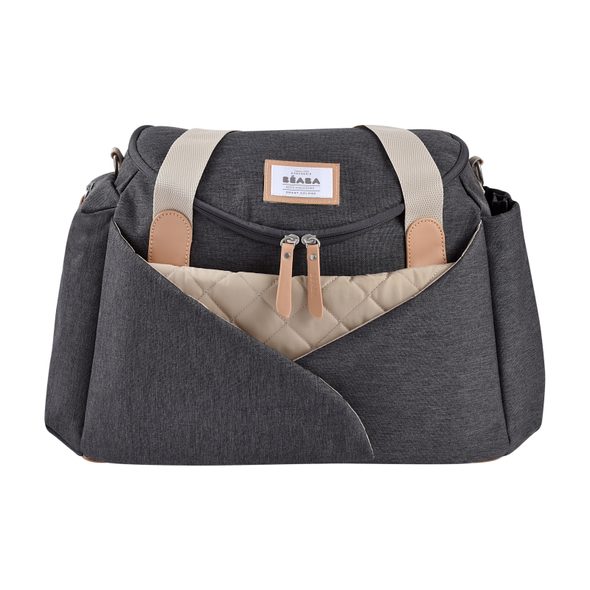 BEABA PŘEBALOVACÍ TAŠKA SYDNEY DARK HEATHER GREY - PŘEBALOVACÍ TAŠKY - KOČÁRKY A PŘÍSLUŠENSTVÍ