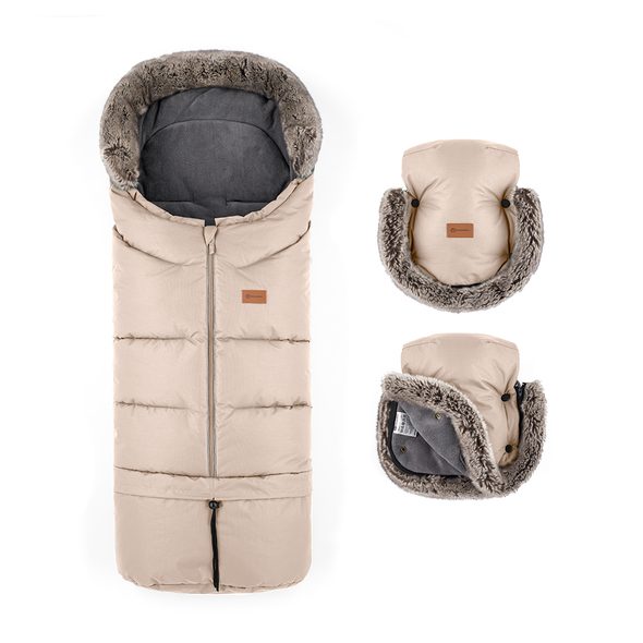 PETITE&MARS SET ZIMNÍ FUSAK ARCTIC 4V1 + RUKAVICE NA KOČÁREK - FUSAKY DO KOČÁRKU - KOČÁRKY A PŘÍSLUŠENSTVÍ