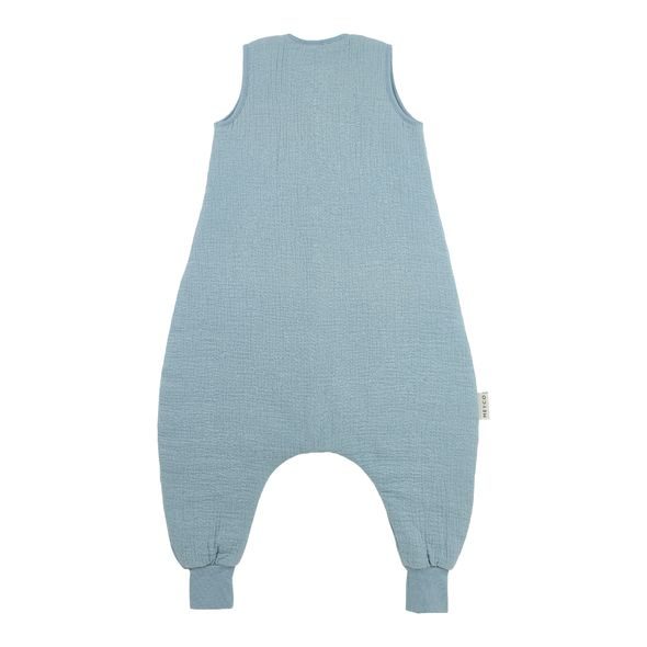 MEYCO ZIMNÍ MUŠELÍNOVÝ JUMPER 80 CM - JEANS BLUE - SPACÍ PYTLE - SPINKÁNÍ