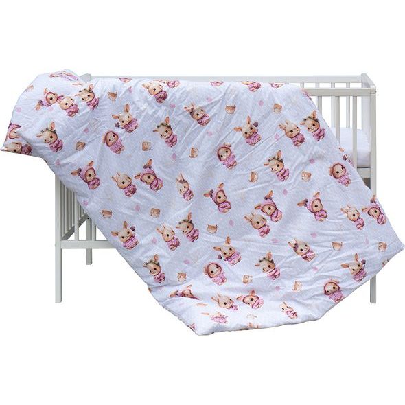 SCARLETT DĚTSKÁ POSTÝLKA S KOMPLETNÍ VÝBAVOU KRÁLÍČEK 120 X 60 CM - DŘEVĚNÉ POSTÝLKY - SPINKÁNÍ