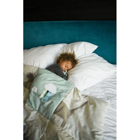 MOMI HRACÍ DEKA MOMI VOLPI PATCHWORK - HRACÍ PODLOŽKY NA ZEM - SPINKÁNÍ