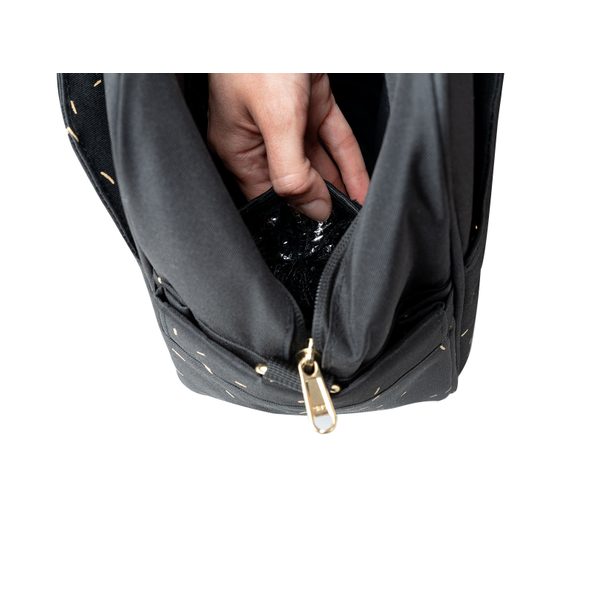 KIKKABOO PŘEBALOVACÍ TAŠKA CHELSEA CONFETTI BLACK - PŘEBALOVACÍ TAŠKY - KOČÁRKY A PŘÍSLUŠENSTVÍ