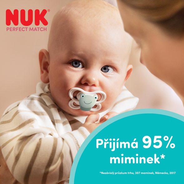 NUK PERFECT MATCH AIR DUDLÍK FOX/BEAR 0-2M 2KS BOX - ŠIDÍTKA A DOPLŇKY - KRMENÍ
