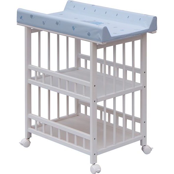 SCARLETT PŘEBALOVACÍ PULT JÁŠ BÍLÝ SLON MODRÝ - PŘEBALOVACÍ PULTY - PŘEBALOVÁNÍ