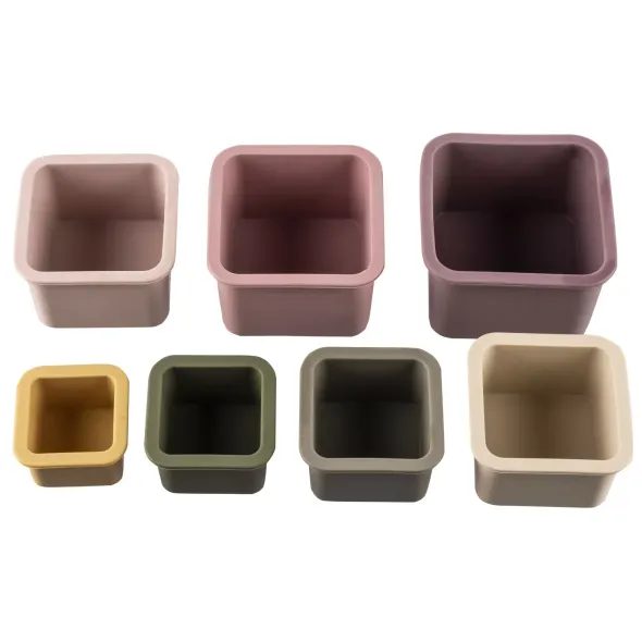 ZOPA SILIKONOVÉ STOHOVACÍ KALÍŠKY - STOHOVACÍ HRAČKY - PRO DĚTI