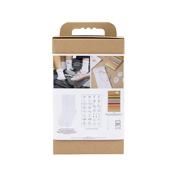 CREATIV COMPANY KREATIVNÍ SADA VYŠÍVÁNÍ PONOŽEK - VÝTVARNÉ POMŮCKY A HRAČKY - PRO DĚTI