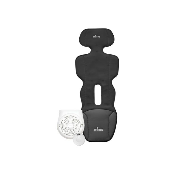 MIMA CHLADICÍ PODLOŽKA DO KOČÁRKU S VĚTRÁNÍM A HEPA FILTREM FLO BLACK - PODLOŽKY DO KOČÁRKU - KOČÁRKY A PŘÍSLUŠENSTVÍ