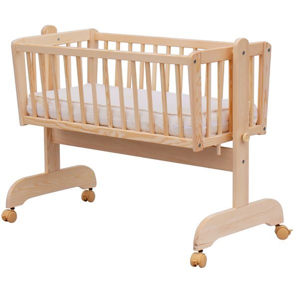 SCARLETT DĚTSKÁ KOLÉBKA SCARLETT BOROVICE ECO 90X41CM - KOŠÍKY A KOLÉBKY - SPINKÁNÍ