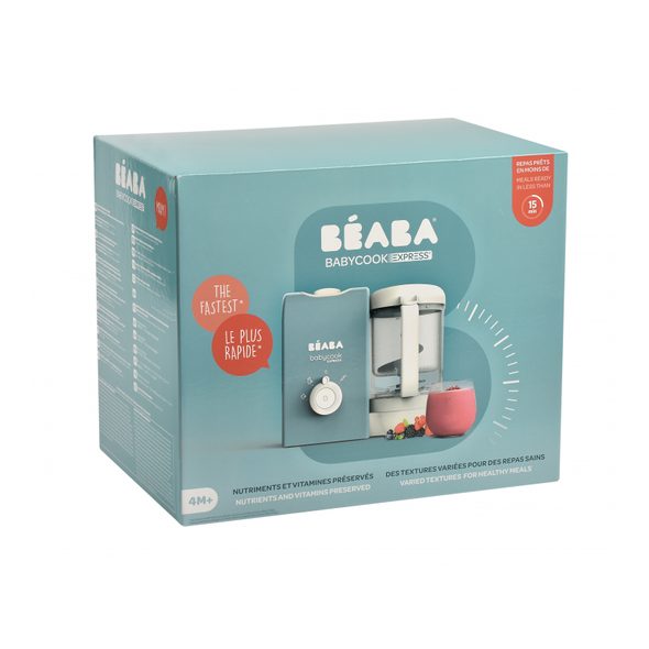 BEABA PARNÍ VAŘIČ + MIXÉR BABYCOOK EXPRESS BALTIC BLUE - KUCHYŇSKÉ PŘÍSTROJE - KRMENÍ
