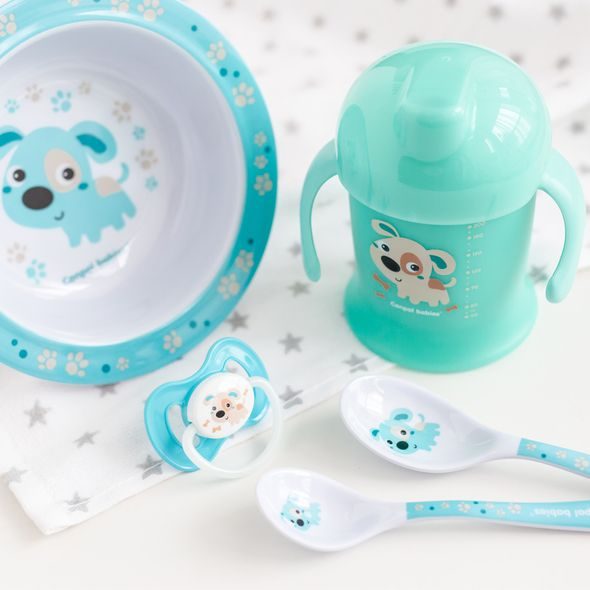 CANPOL BABIES NEVYLÉVACÍ HRNÍČEK BUNNY & COMPANY 200 ML - KOJENECKÉ LAHVE - KRMENÍ