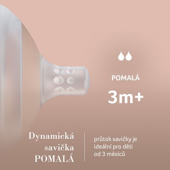 LOVI SAVIČKA DYNAMICKÁ MAMMAFEEL 3M+ 1KS POMALÁ - SAVIČKY A PÍTKA - KRMENÍ