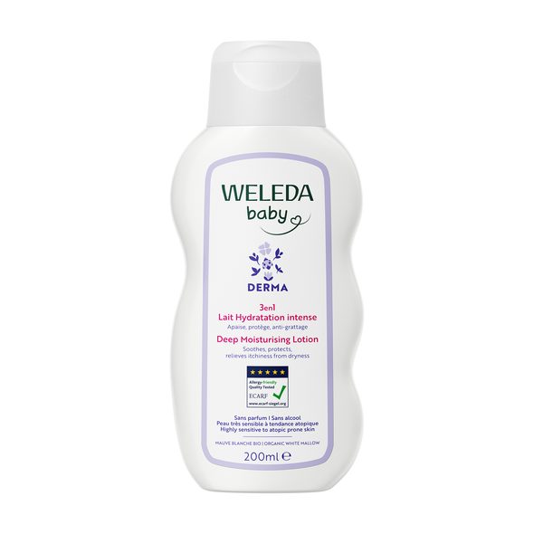WELEDA DERMA HYDRATAČNÍ MLÉKO 200ML - ŠAMPONY A KOSMETIKA - KOUPÁNÍ A ZDRAVÍ