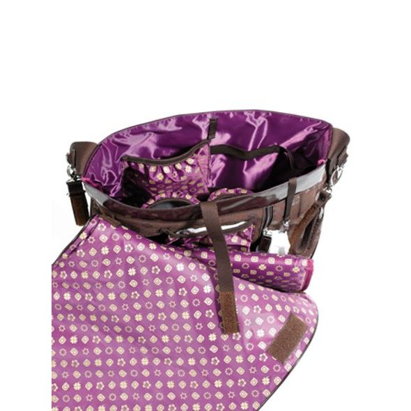 ALLERHAND MONOGRAM COLLECTION MONO MESSENGER BAG MEDIUM - VÝPRODEJ - OUTLET