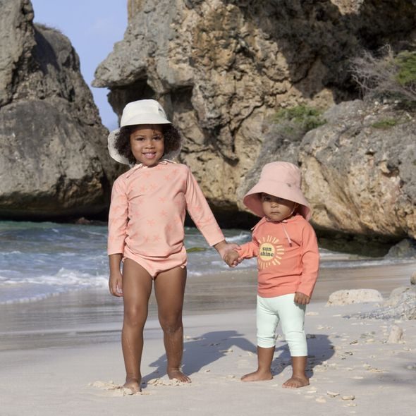 LÄSSIG SPLASH SUN PROTECTION FLAP HAT SEA SALT 19-36 MO. - ČEPIČKY A KLOBOUČKY - PRO DĚTI