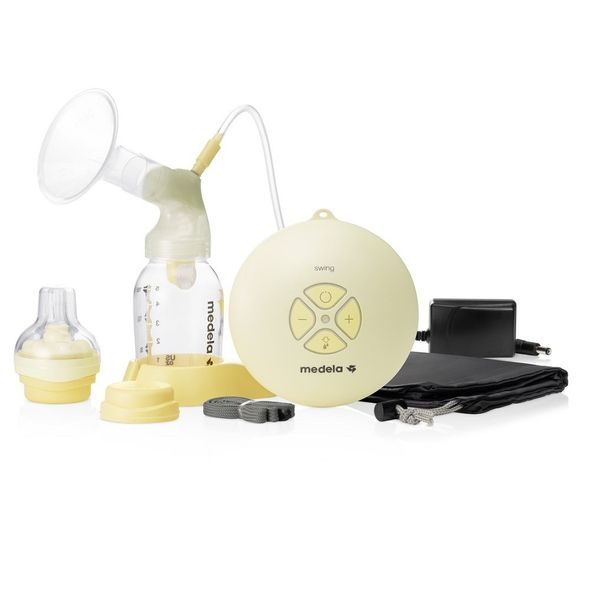 MEDELA SWING 2-FÁZOVÁ ELEKTRICKÁ ODSÁVAČKA + DÁREK STARTER SET 1 - ODSÁVAČKY MATEŘSKÉHO MLÉKA - KRMENÍ