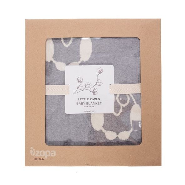 ZOPA DĚTSKÁ DEKA (100X80) LITTLE OWL - DĚTSKÉ DEKY PRO MIMINKA - SPINKÁNÍ