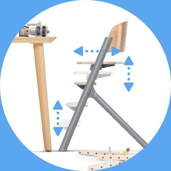 KINDERKRAFT ŽIDLIČKA 3V1 LIVY OAK - JÍDELNÍ ŽIDLIČKY PLASTOVÉ - KRMENÍ