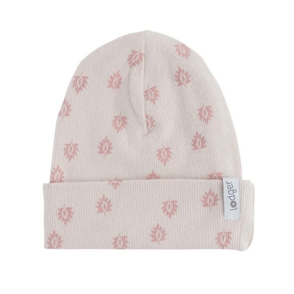 LODGER BEANIE PRINT RIB TAN 0 - 6 MĚSÍCŮ - ČEPIČKY A KLOBOUČKY - PRO DĚTI