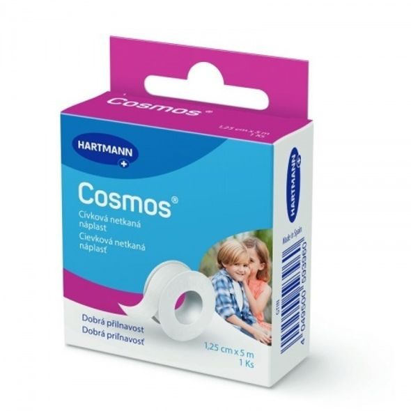 HARTMANN NÁPLAST COSMOS CÍVKOVÁ JEMNÁ 1.25 CM X 5 M 1 KS - NÁPLASTI - KOUPÁNÍ A ZDRAVÍ