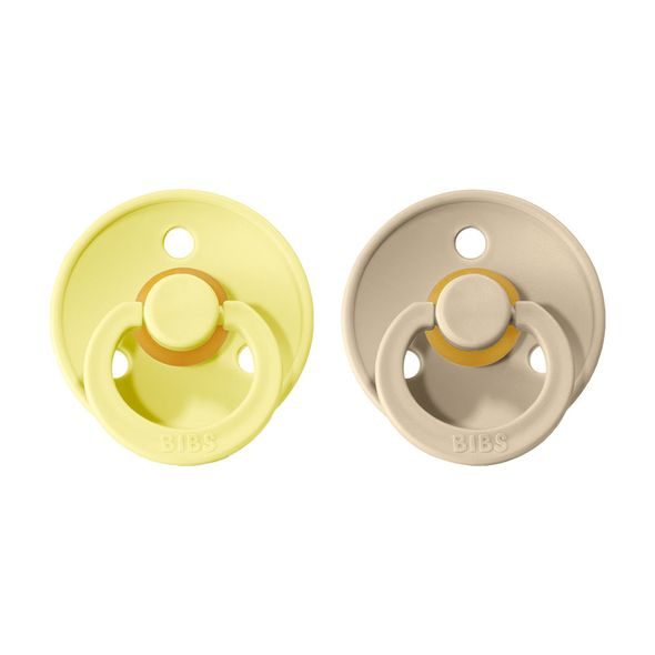 BIBS COLOUR DUDLÍKY Z PŘÍRODNÍHO KAUČUKU 2KS VEL.1 - ŠIDÍTKA A DOPLŇKY - KRMENÍ