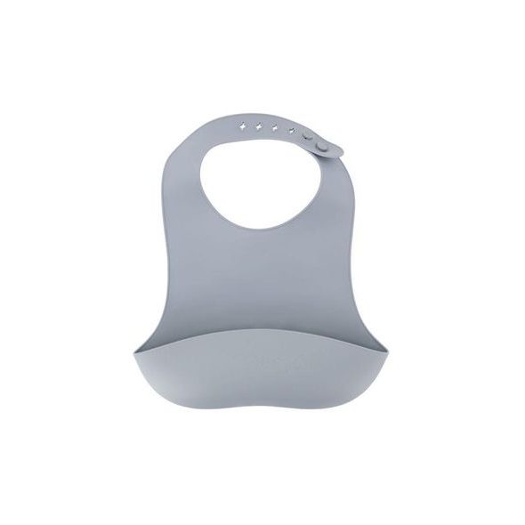 MOMI DĚTSKÝ SILIKONOVÝ JÍDELNÍ SET MOMI AMI ŠEDÝ - MISKY, TALÍŘKY A PODLOŽKY - KRMENÍ